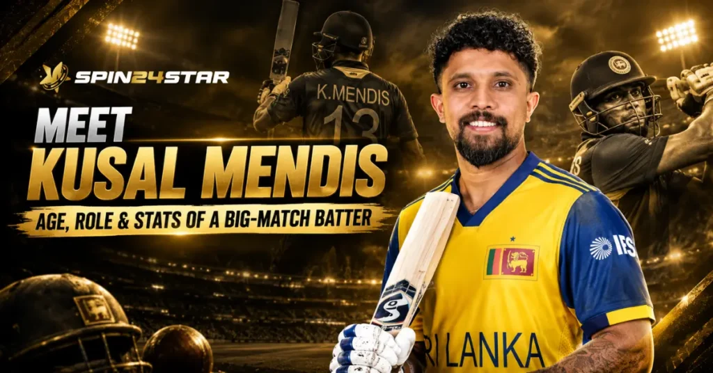 Spin24star Meet Kusal Mendis – Sri Lanka Cricketer Age, Role and Stats